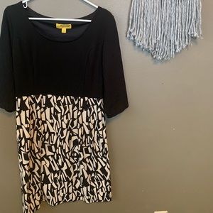 Black/ white elegant dress